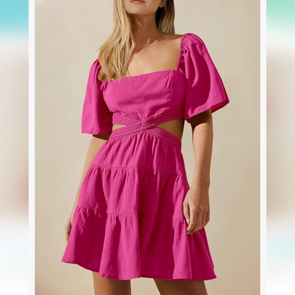 ANRABESS Hot pink Size XL Women's Dress